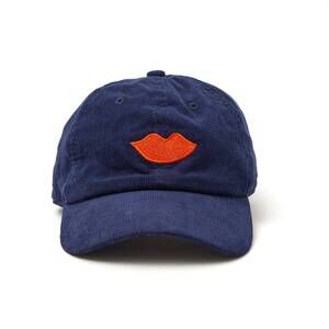 NEW CLARE V. women's corduroy baseball hat in navy